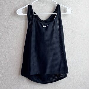 Nike Swim Mesh Layered Tankini Tank Top Built In Bra